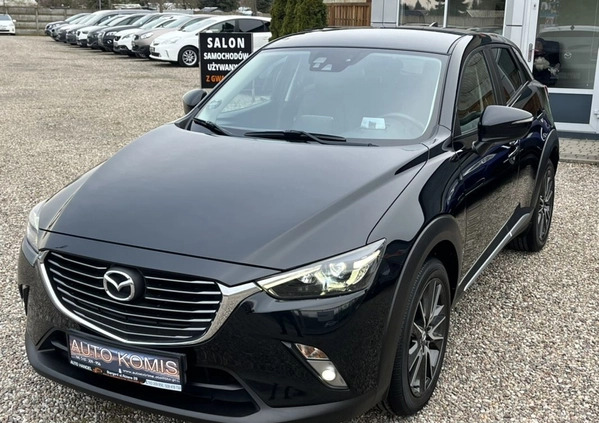 Mazda CX-3 cena 65500 przebieg: 121700, rok produkcji 2016 z Zielona Góra małe 742